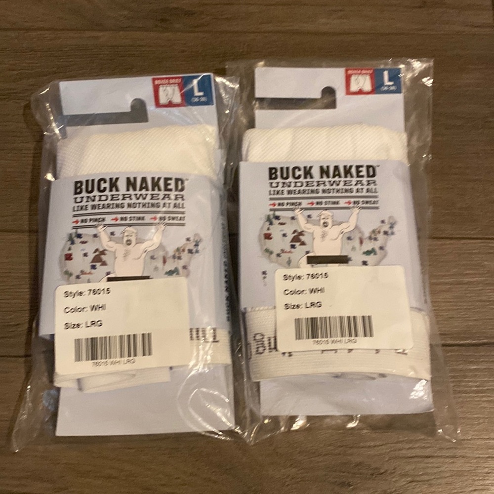 Two new Duluth Buck naked boxer briefs